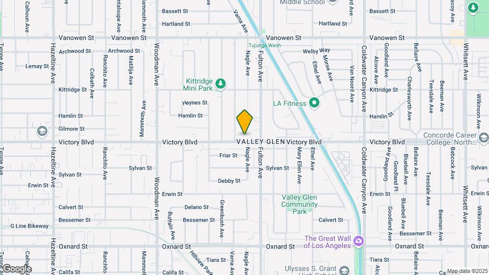 13343 Victory Blvd Map and Location Details