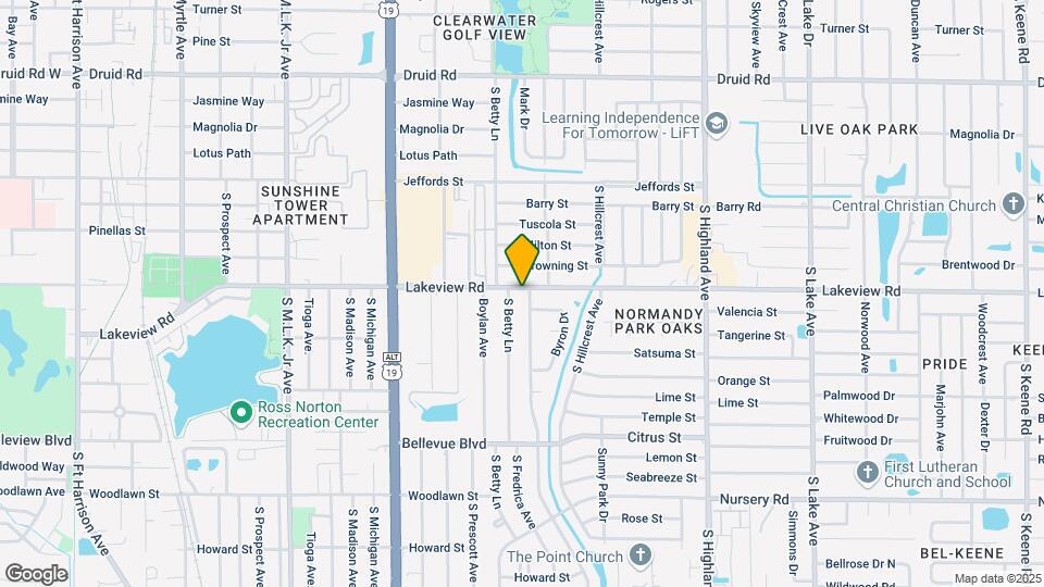 1309 Lakeview Rd Map and Location Details