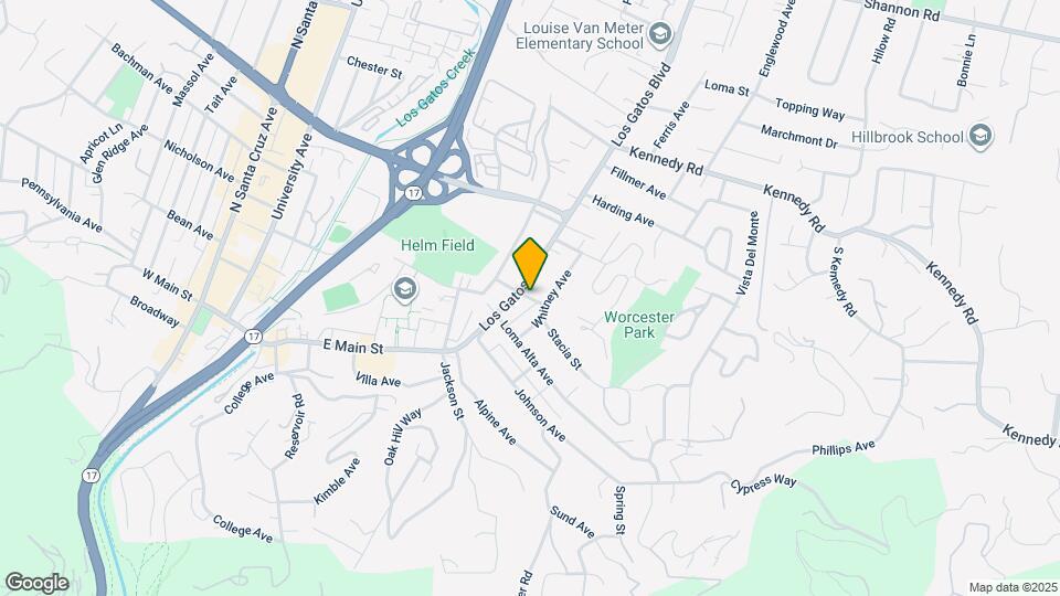 124 Los Gatos Blvd Map and Location Details