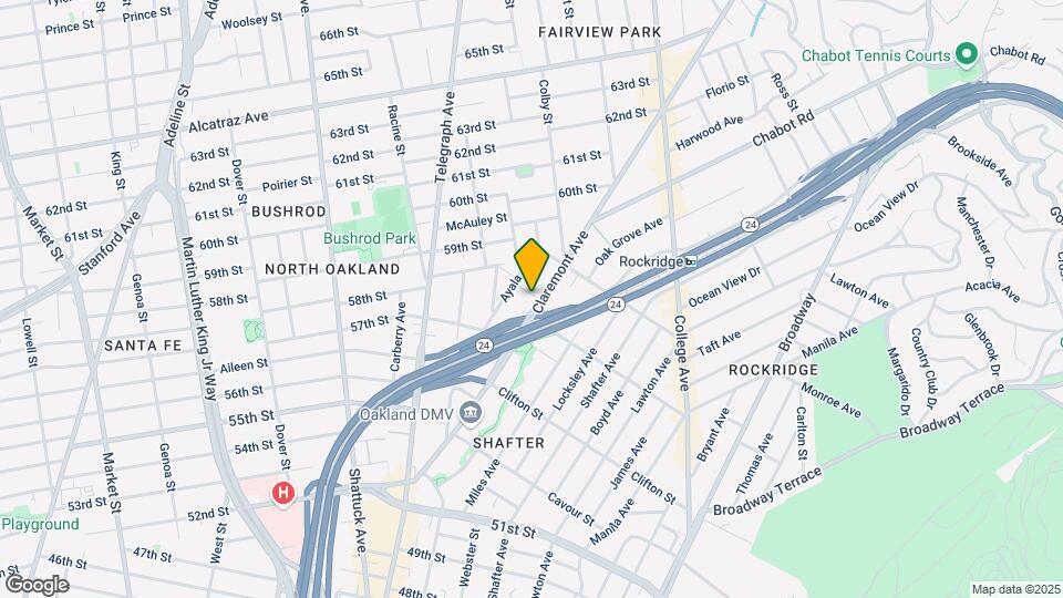 5499 Claremont Ave Map and Location Details