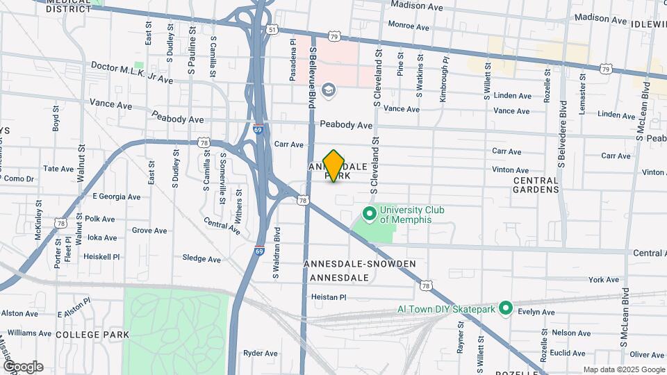 1267 Harbert Ave Map and Location Details
