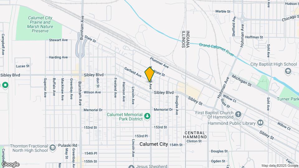 416 Sibley Blvd Map and Location Details