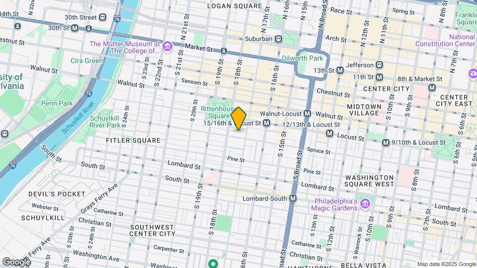 1717 Spruce St Map and Location Details