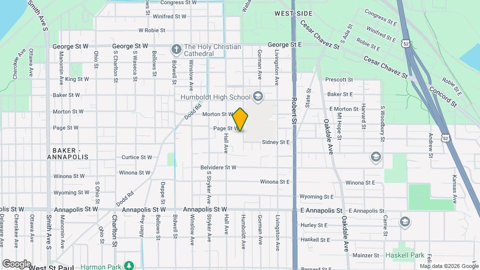 721 Humboldt Ave Map and Location Details