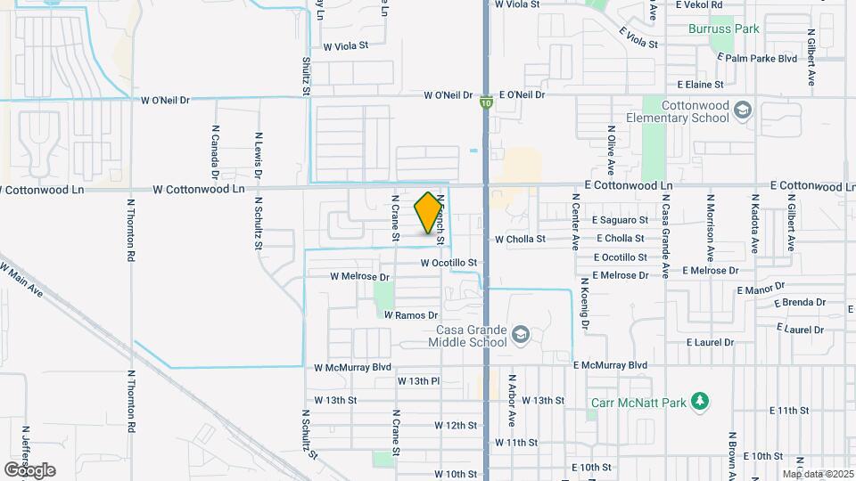 517 W Cholla St Map and Location Details