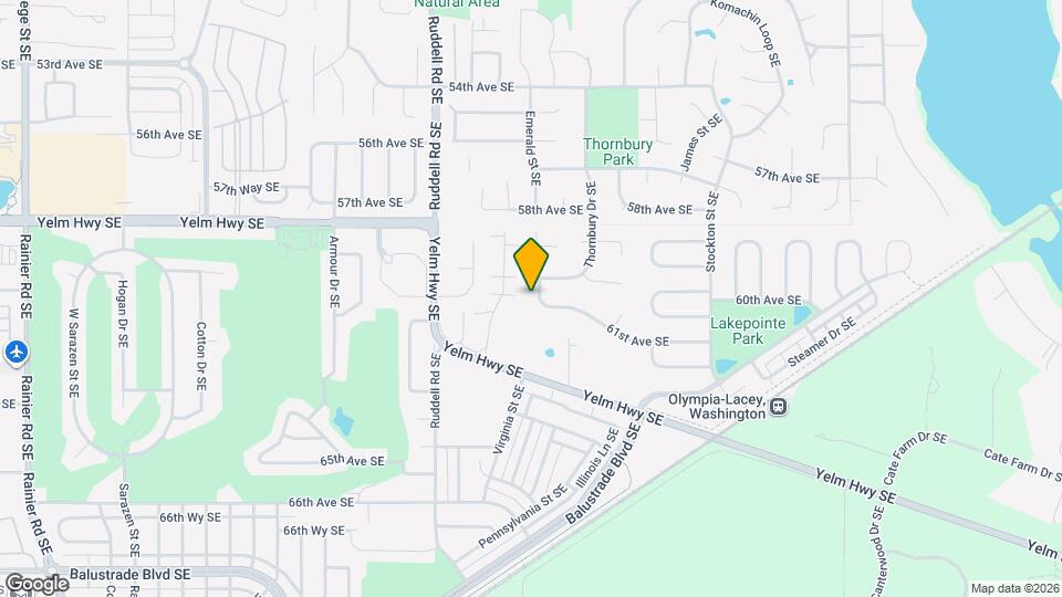 6031 Thornbury Pl SE Map and Location Details