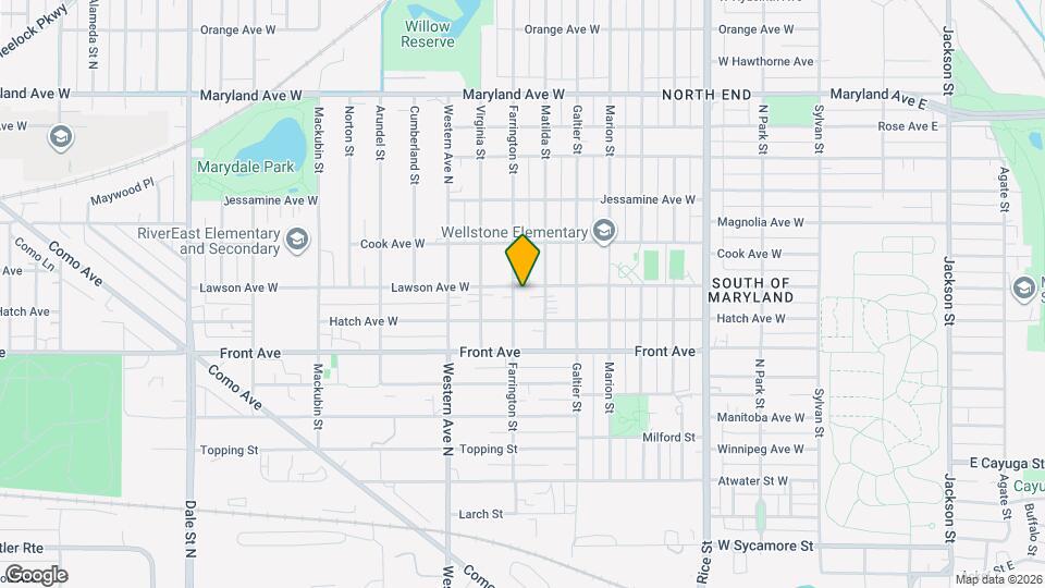 1010 Farrington St Map and Location Details