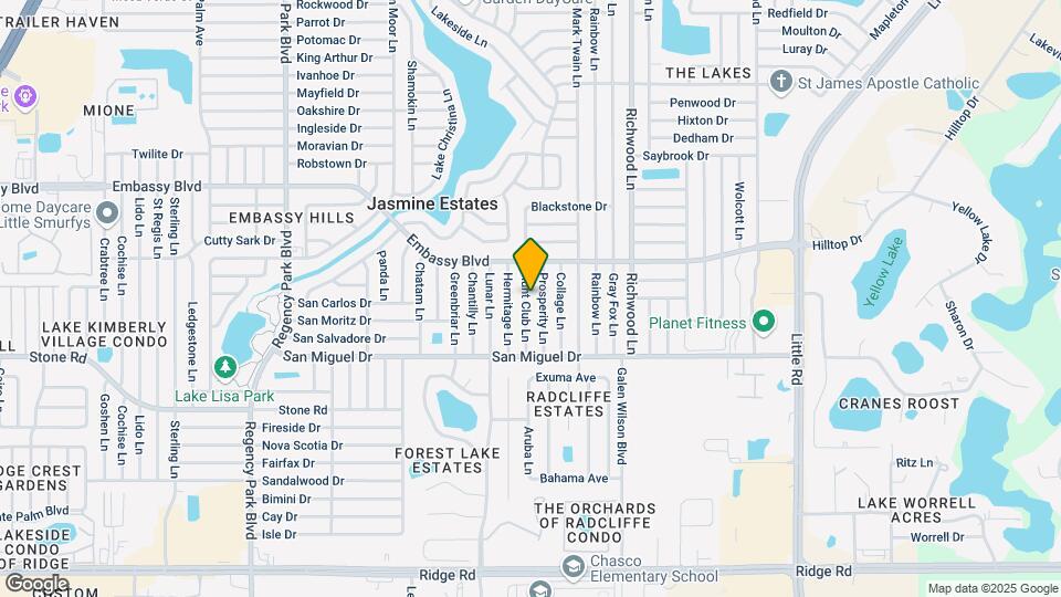 9116 Hunt Club Ln Mapa y Detalles de la Ubicación