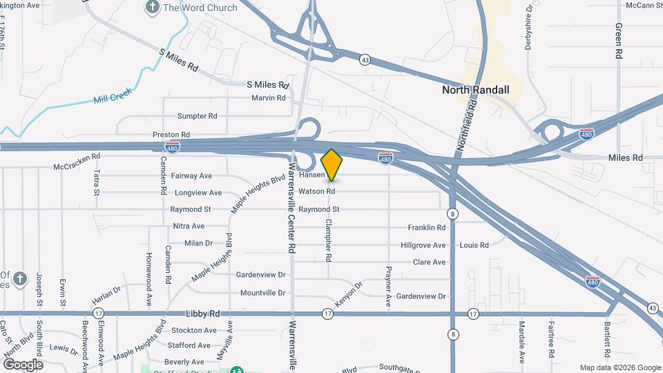 20701 Watson Rd Mapa y Detalles de la Ubicación