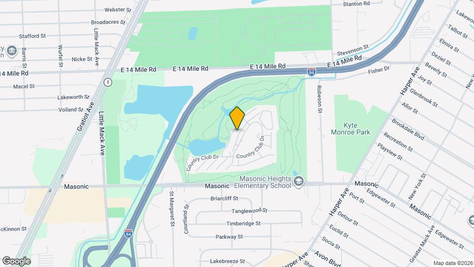 1049 Country Club Dr Map and Location Details