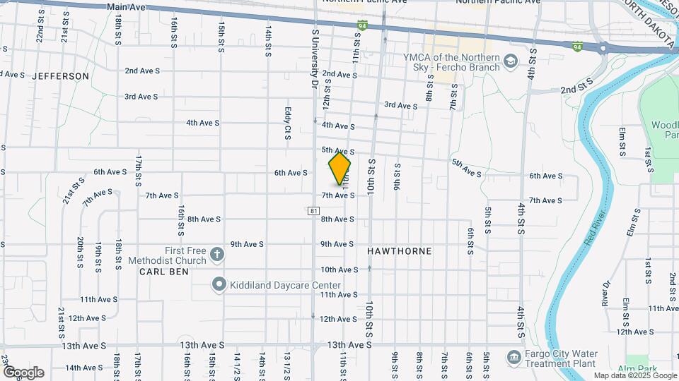 1101 7th Ave S Map and Location Details