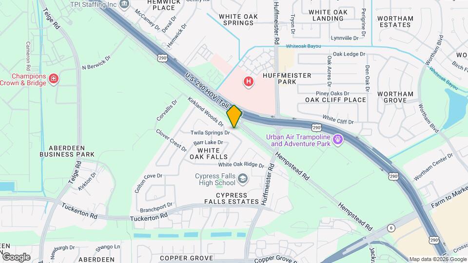 20834 Twila Springs Dr Map and Location Details