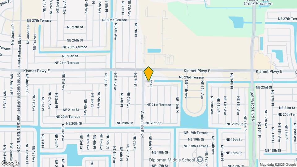 2304 NE 8th Pl Map and Location Details