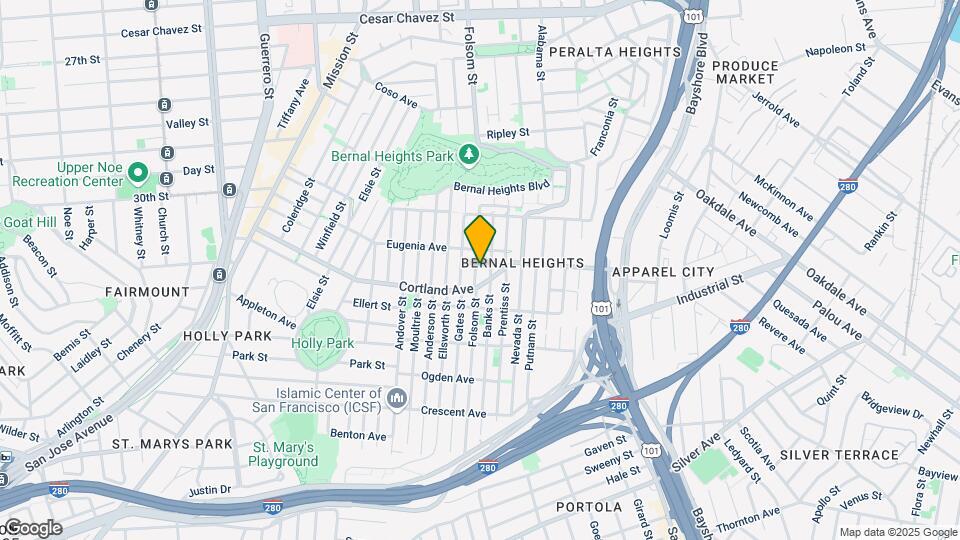 3755 Folsom St Mapa y Detalles de la Ubicación