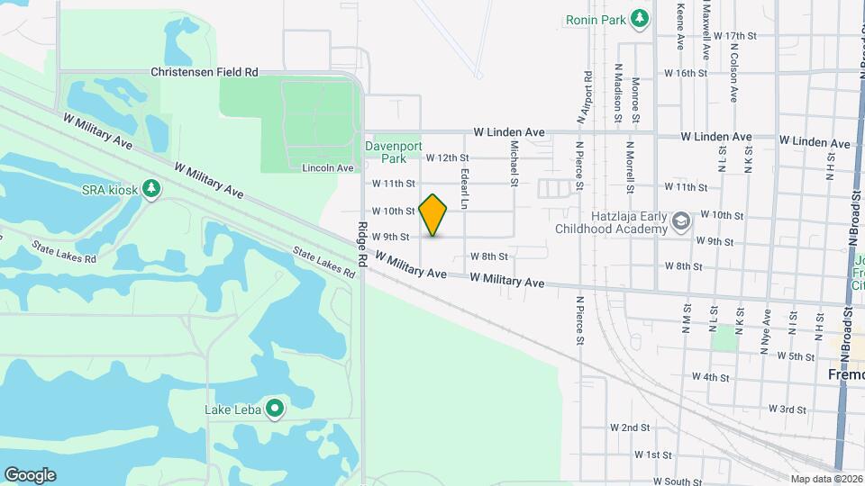 1541 W 9th St Map and Location Details