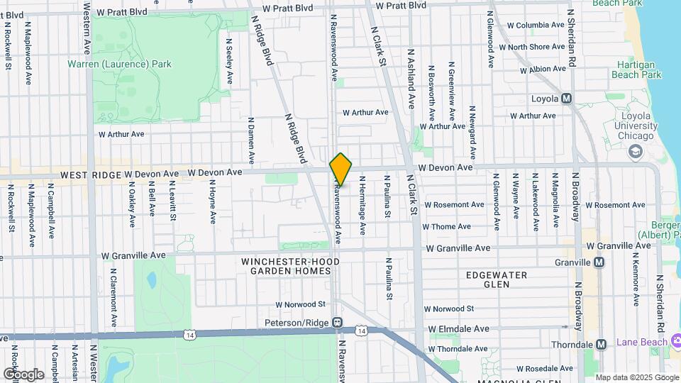 1774 W Highland Ave, Unit #306 Mapa y Detalles de la Ubicación
