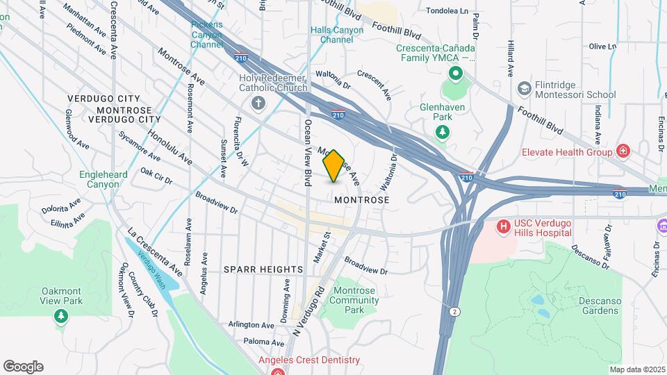 2224 1/2 Mira Vista Ave Map and Location Details