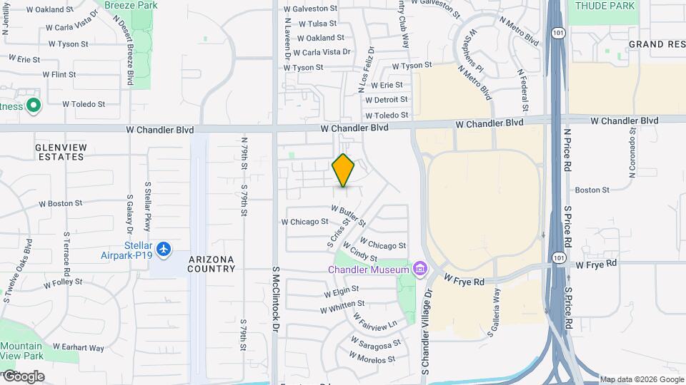 66 S Pepperwood Pl Map and Location Details