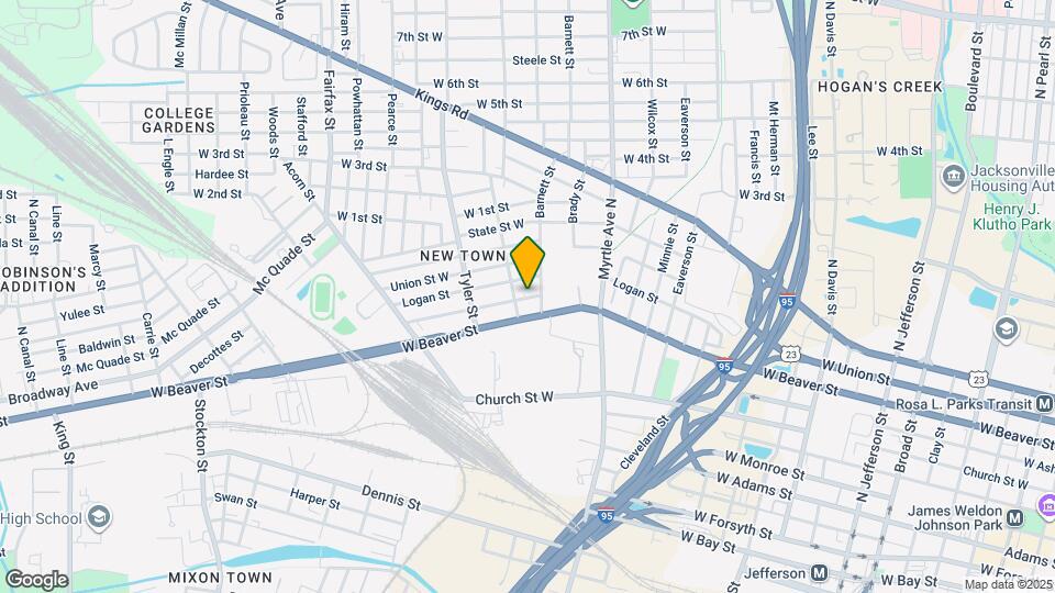 1425 Morgan St Map and Location Details