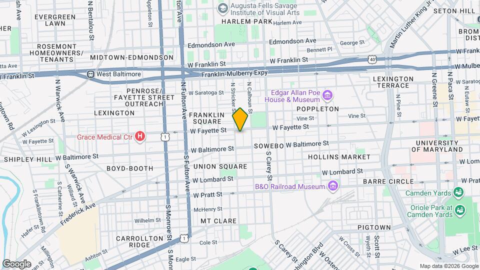 28 N Norris St Map and Location Details