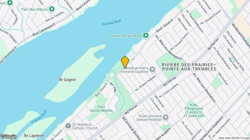 8140 Gouin Boul E Map and Location Details