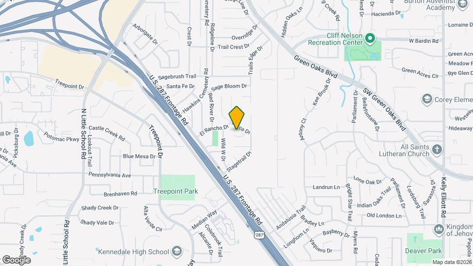 5719 Red Cactus Ct Map and Location Details