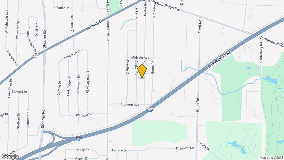 5938 Porter Rd Map and Location Details