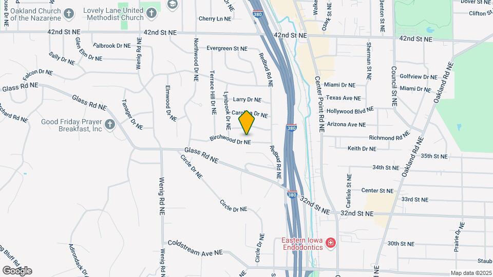 2100 Birchwood Dr NE Map and Location Details