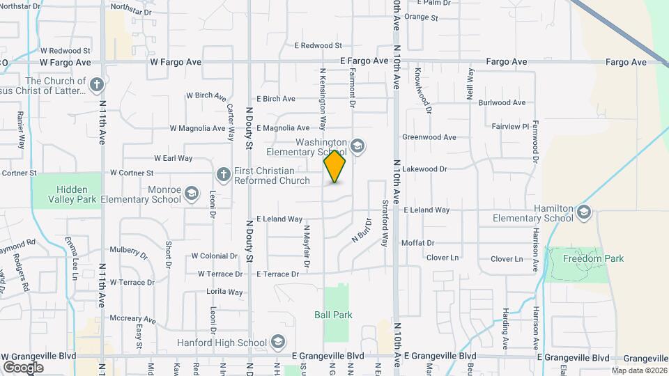 2109 E Lemmon Way Map and Location Details