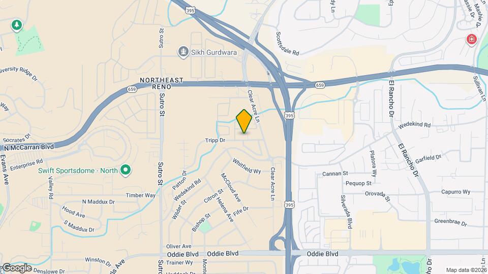 3481 Tripp Dr Map and Location Details