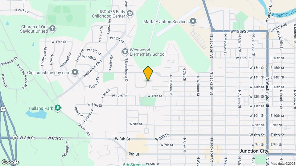 1325 Parkside Dr Map and Location Details