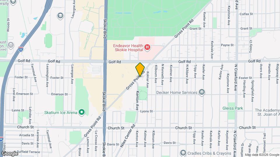 9463 Niles Center Rd Map and Location Details