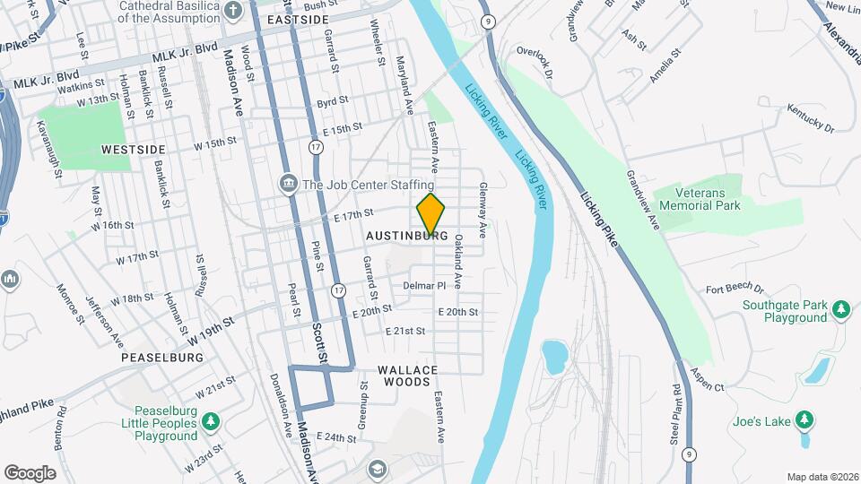 1735 Eastern Ave Map and Location Details