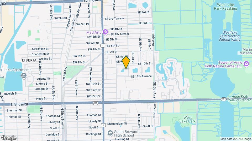 1024 SE 3rd Ave Map and Location Details