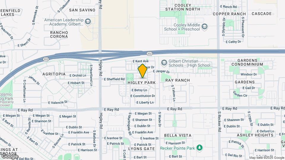 3483 E Sheffield Rd Mapa y Detalles de la Ubicación