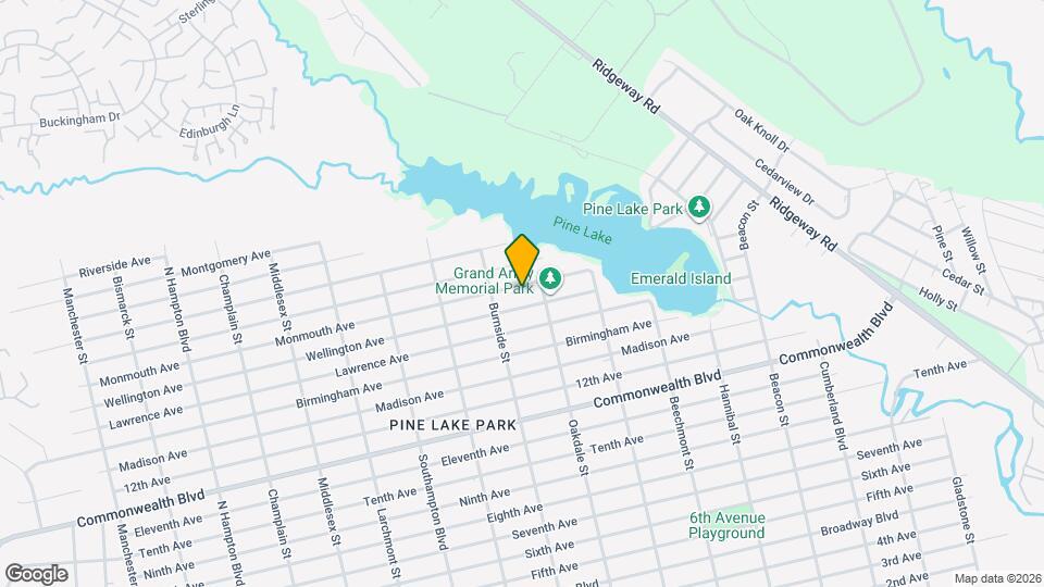 1424 Monmouth Ave Map and Location Details