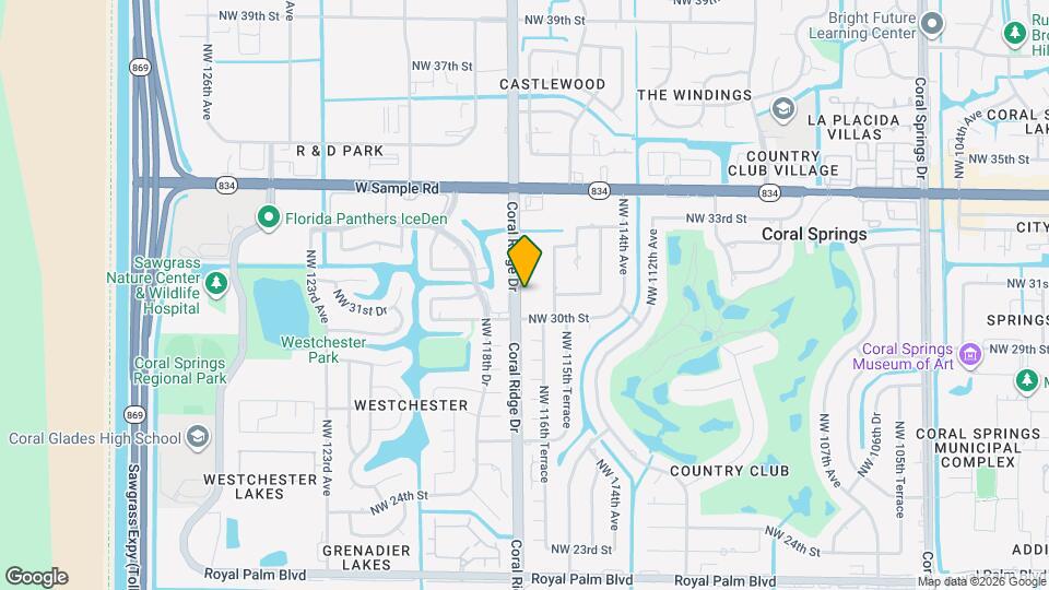 3099 Coral Ridge Dr Mapa y Detalles de la Ubicación