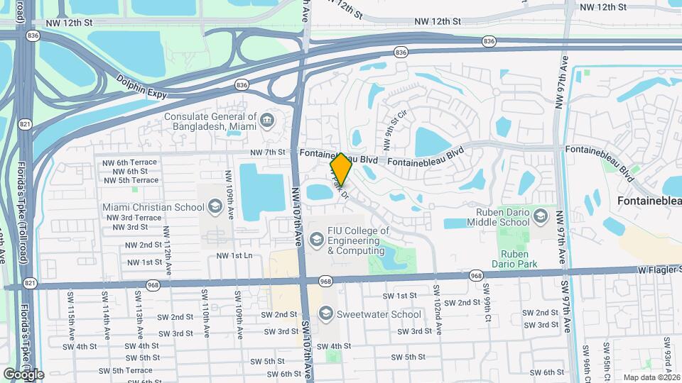 318 W Park Dr Map and Location Details