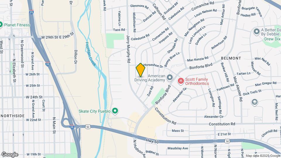 1603 Iroquois Rd Map and Location Details