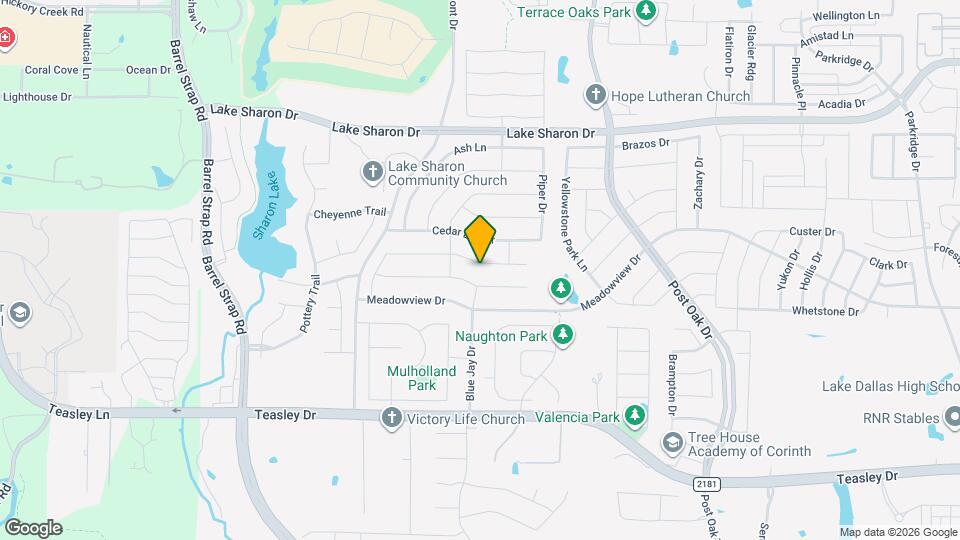 1630 Redwood Dr Mapa y Detalles de la Ubicación