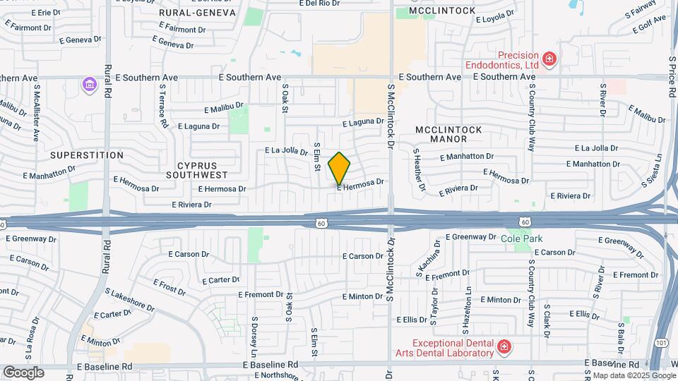 3903 S Juniper St Map and Location Details
