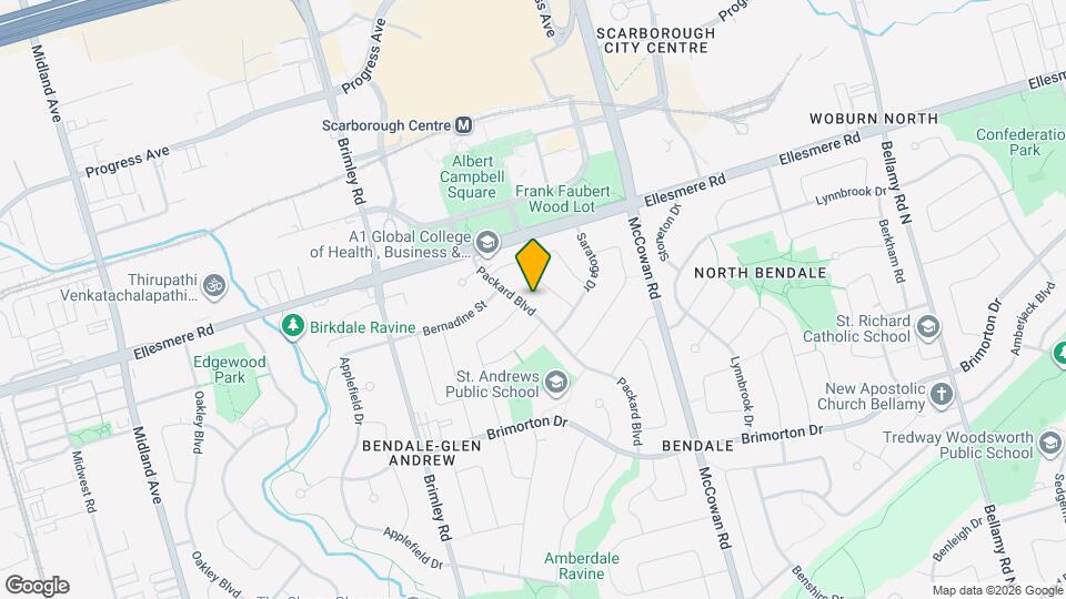 87 Packard Blvd Map and Location Details