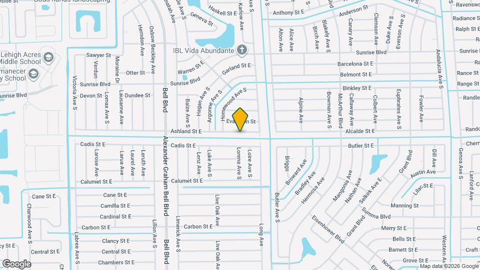 852 Ashland St E Map and Location Details