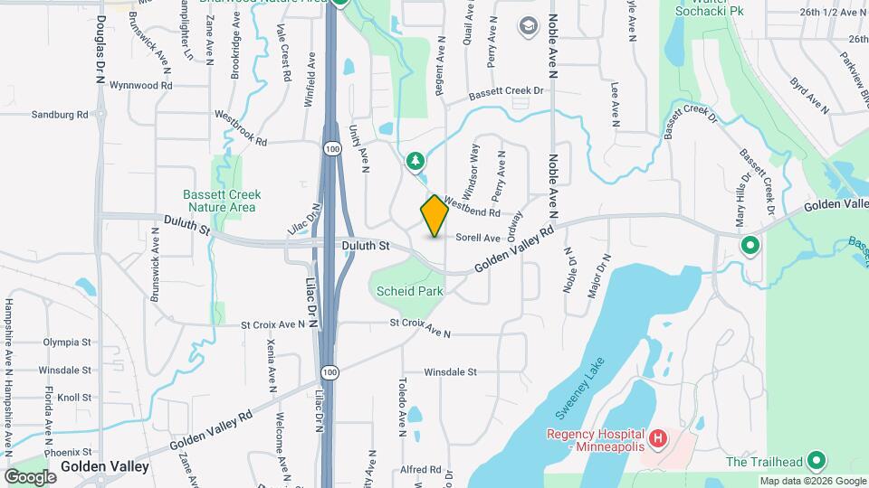 1943 Regent Ave N Map and Location Details