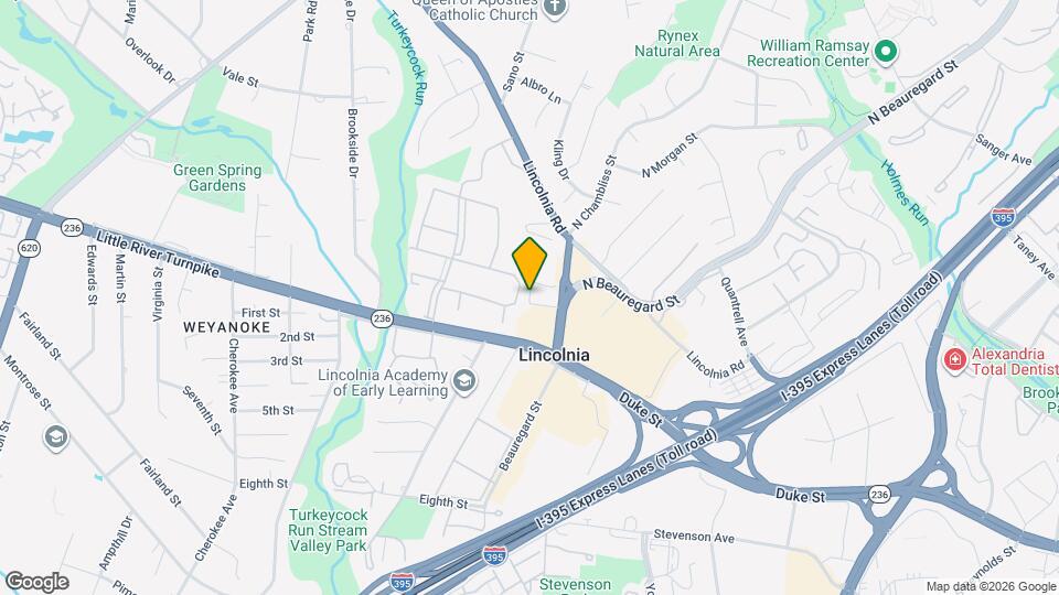 6256 Shackelford Terrace Map and Location Details