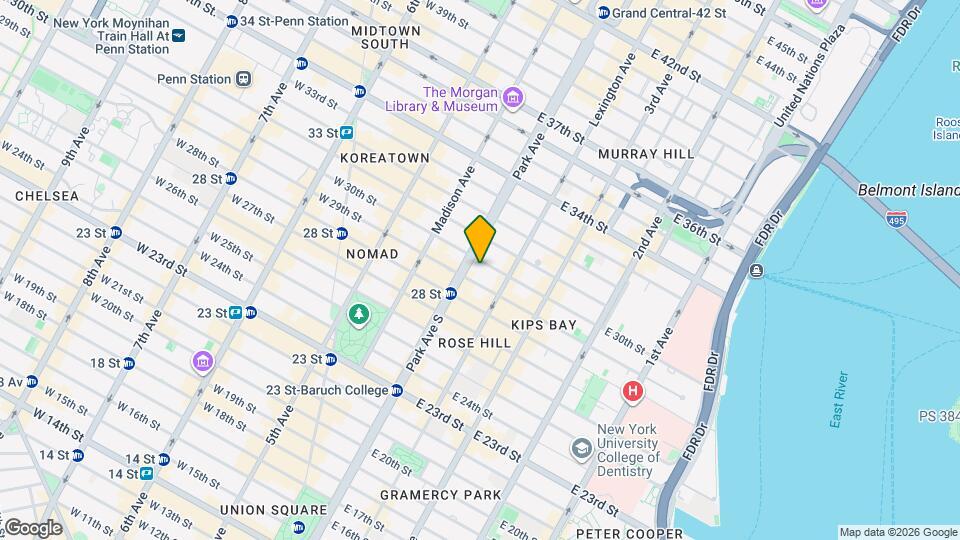 108 E 30th St, Unit 3 Mapa y Detalles de la Ubicación