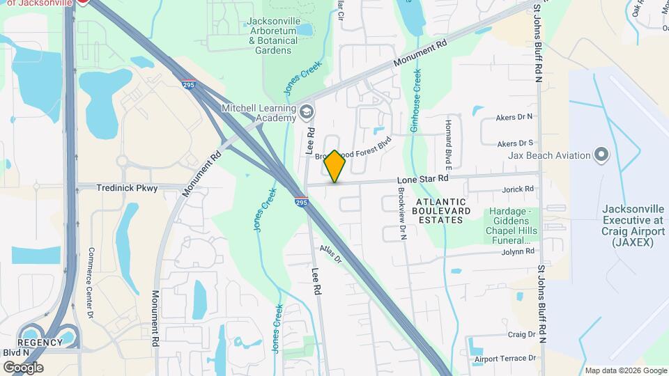 10132 Lone Star Rd Map and Location Details