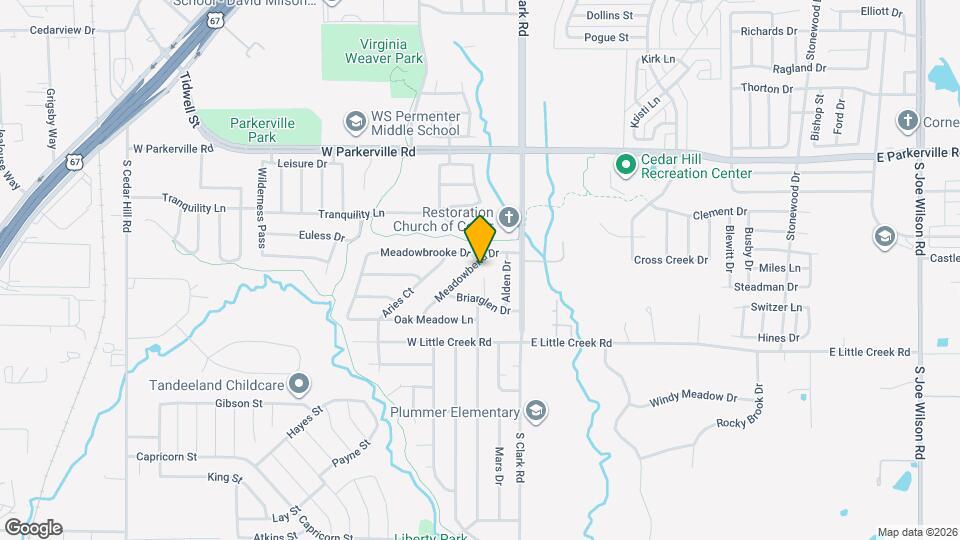 1005 Meadowbend Dr Map and Location Details