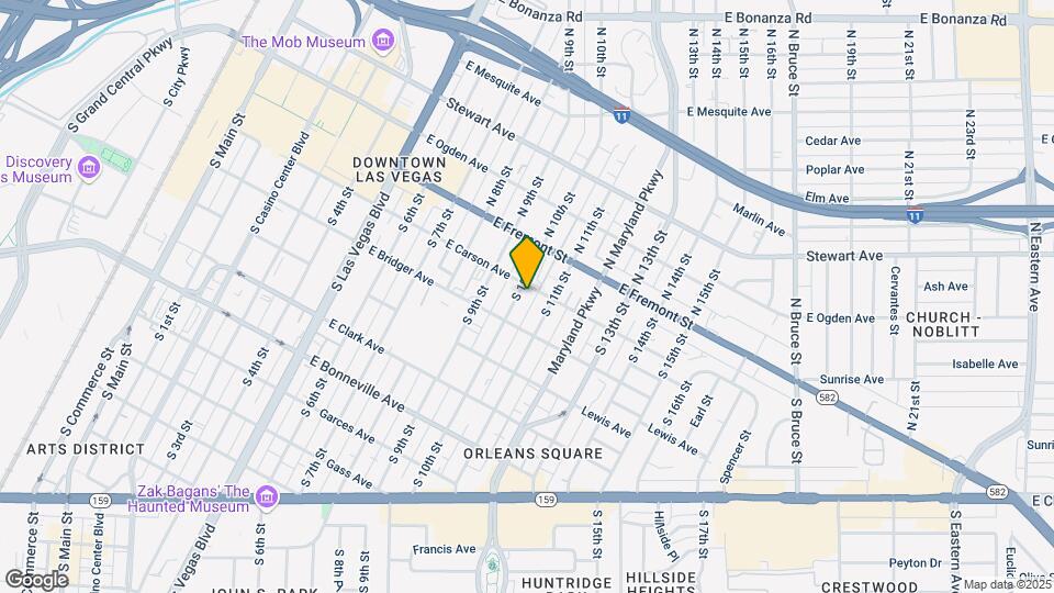 205 S 10th St Map and Location Details