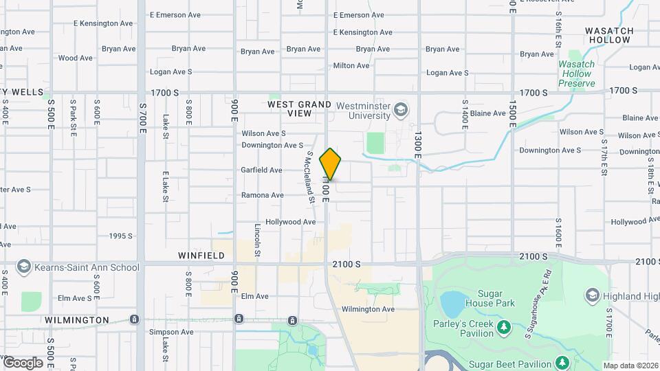 1881 1100 E Map and Location Details